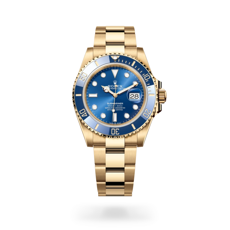 Rolex Submariner Date 18 ct yellow gold, M126618LB-0002